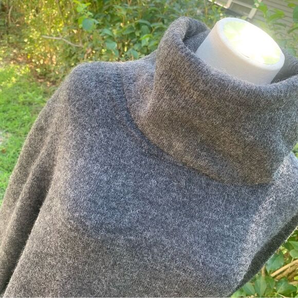 Vero moda Blakely Wool M Women’s Melange Cowl Neck Sweater side Zip Alpa… - Picture 10 of 16